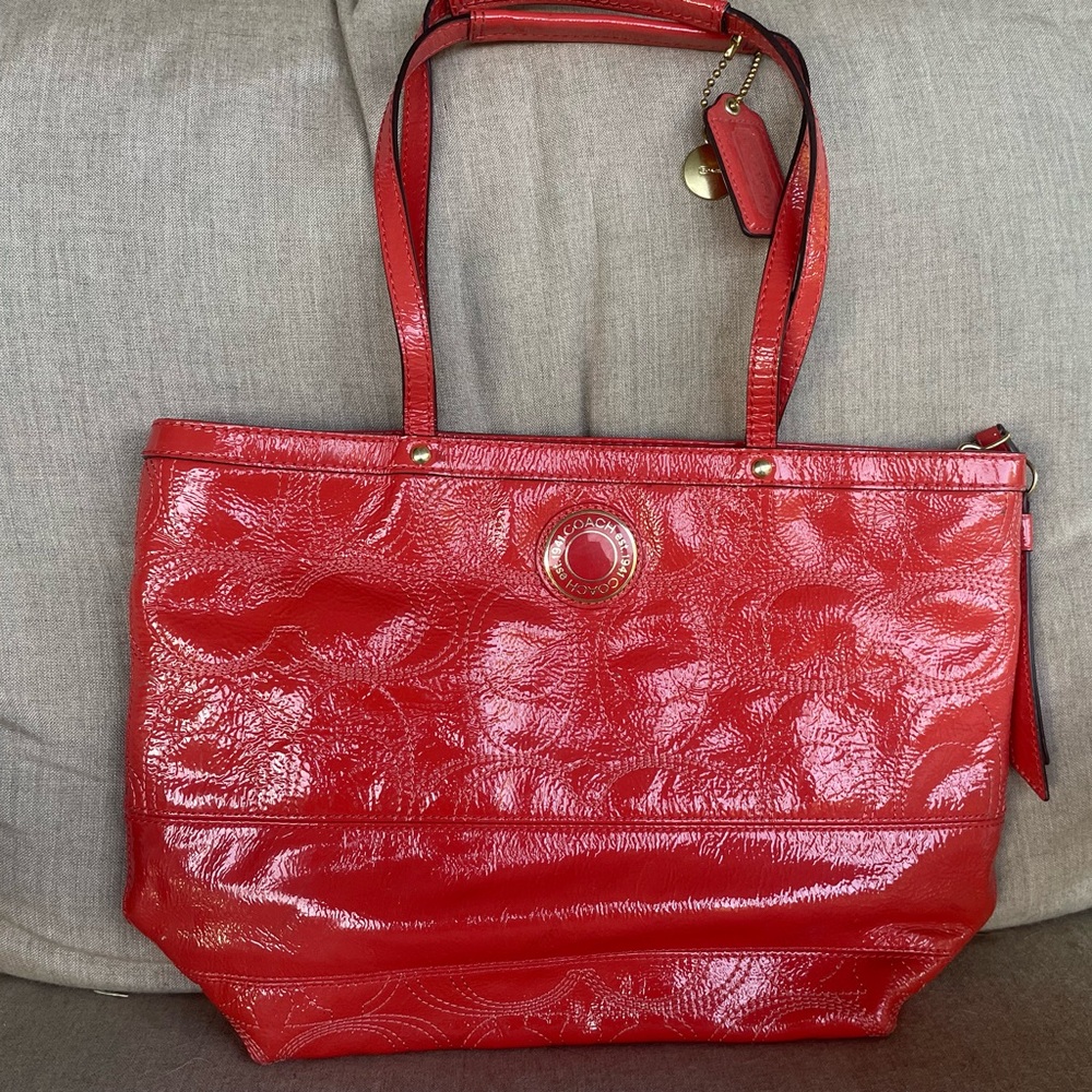 Coach Orange Purse Gem